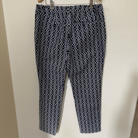 Merona Black & White Print Ankle Pant - Picture 2 of 3